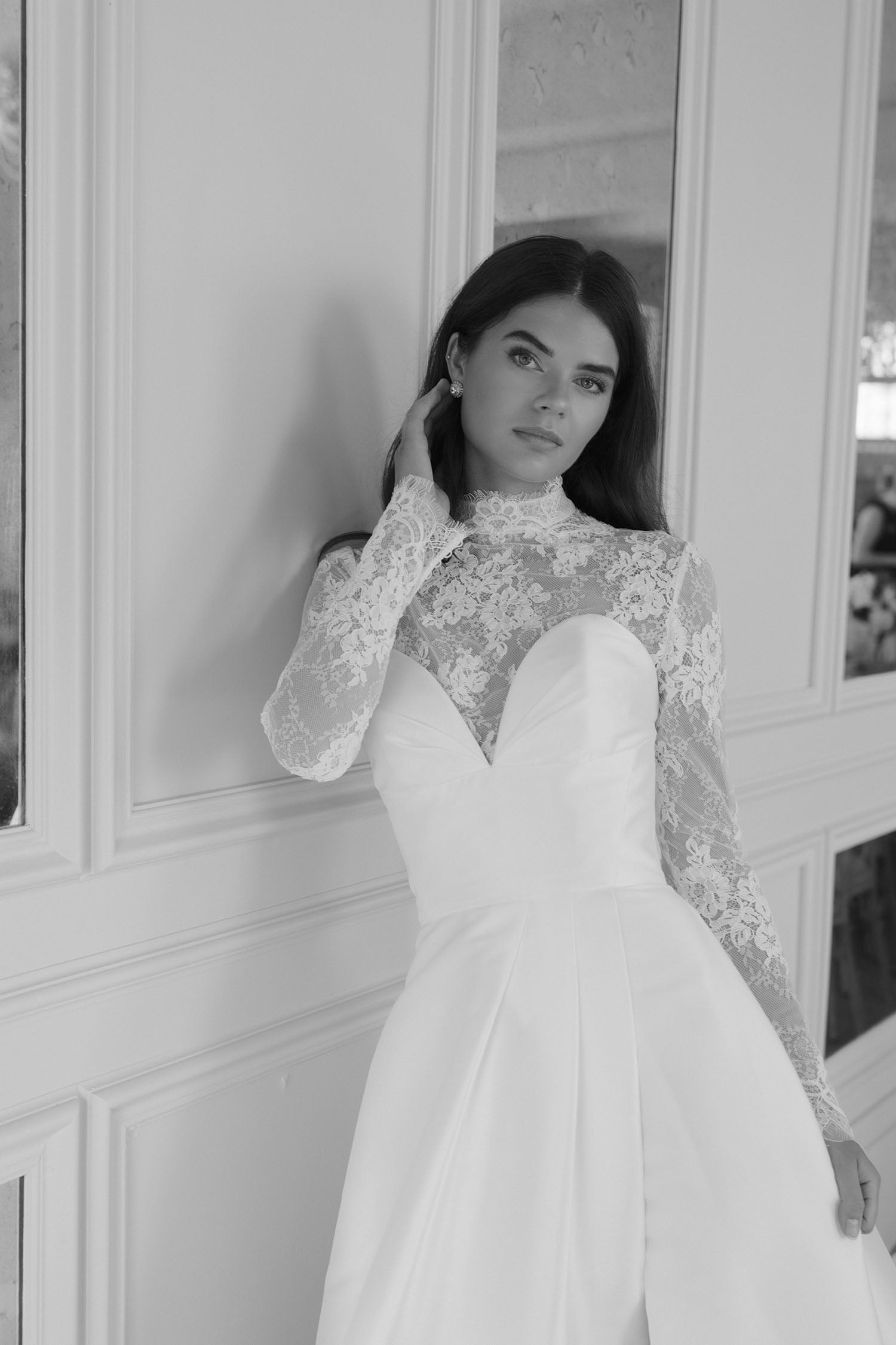 angela lace dress Angela Fit-and-Flare Wedding Gown La Bridal Maison